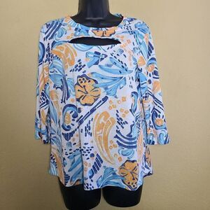 Palm Grove Ribbed Top 